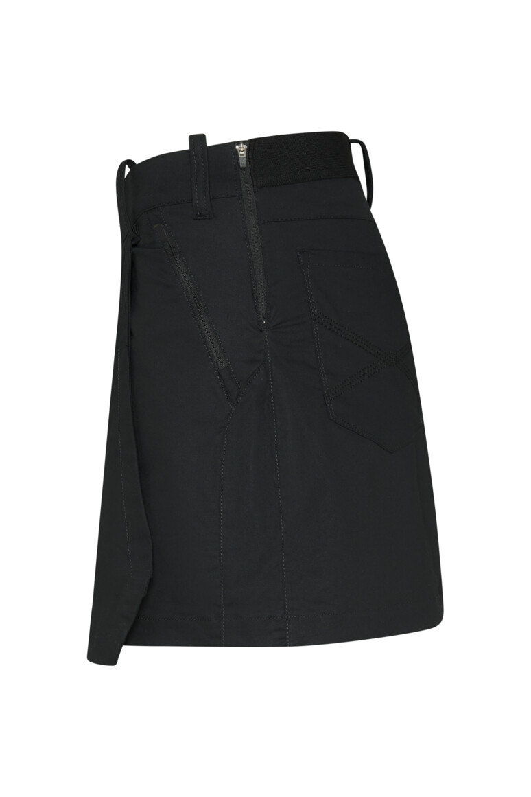 HAKRO 712 DAMEN PERFORMANCESKORT X-STRETCH in Schwarz, Größe 3XL