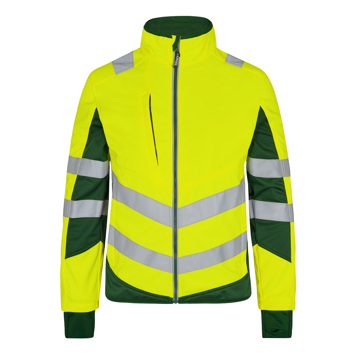 ENGEL Safety Softshelljacke in Gelb/Grün, Größe XS