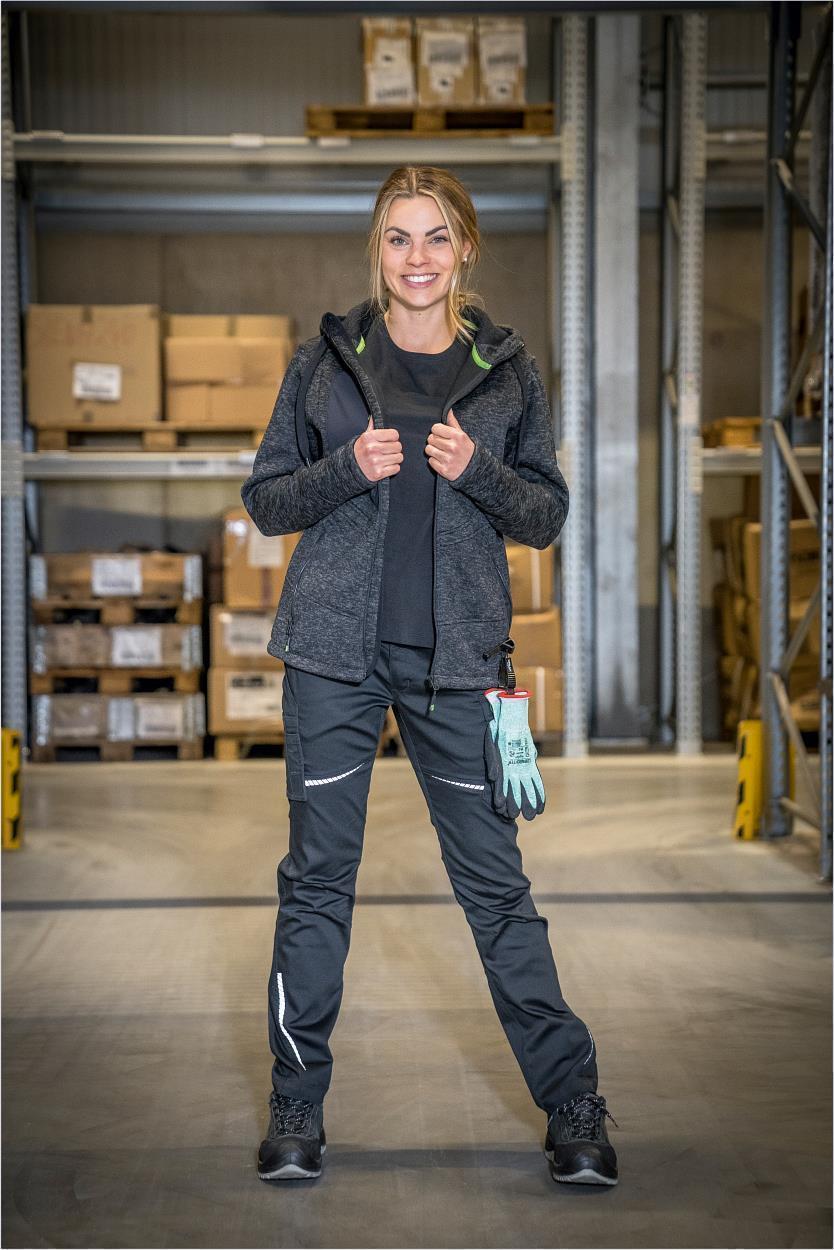 Strickjacke Casual Line Unisex Schwarz CASTJ, Gr. 2XL von Leibwächter