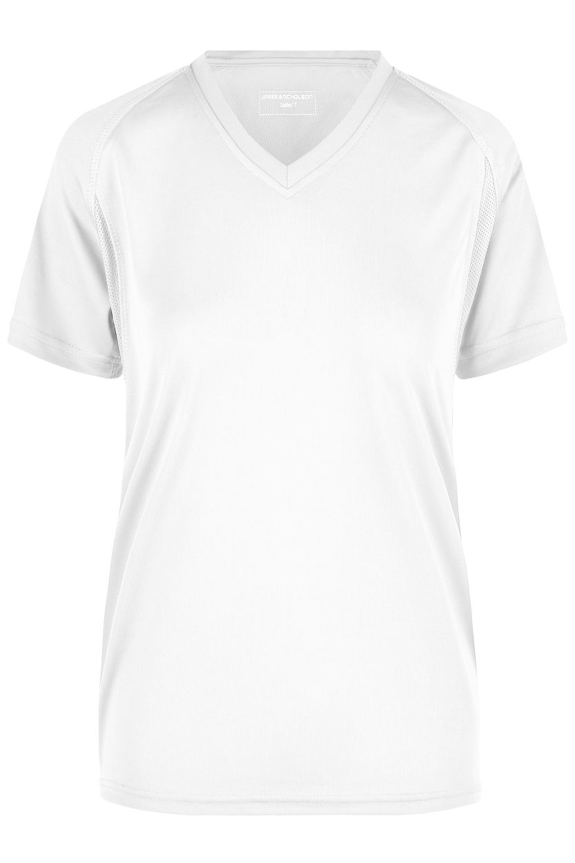 Ladies' Running-T "JN316" in White/White, Größe 2XL - Daiber