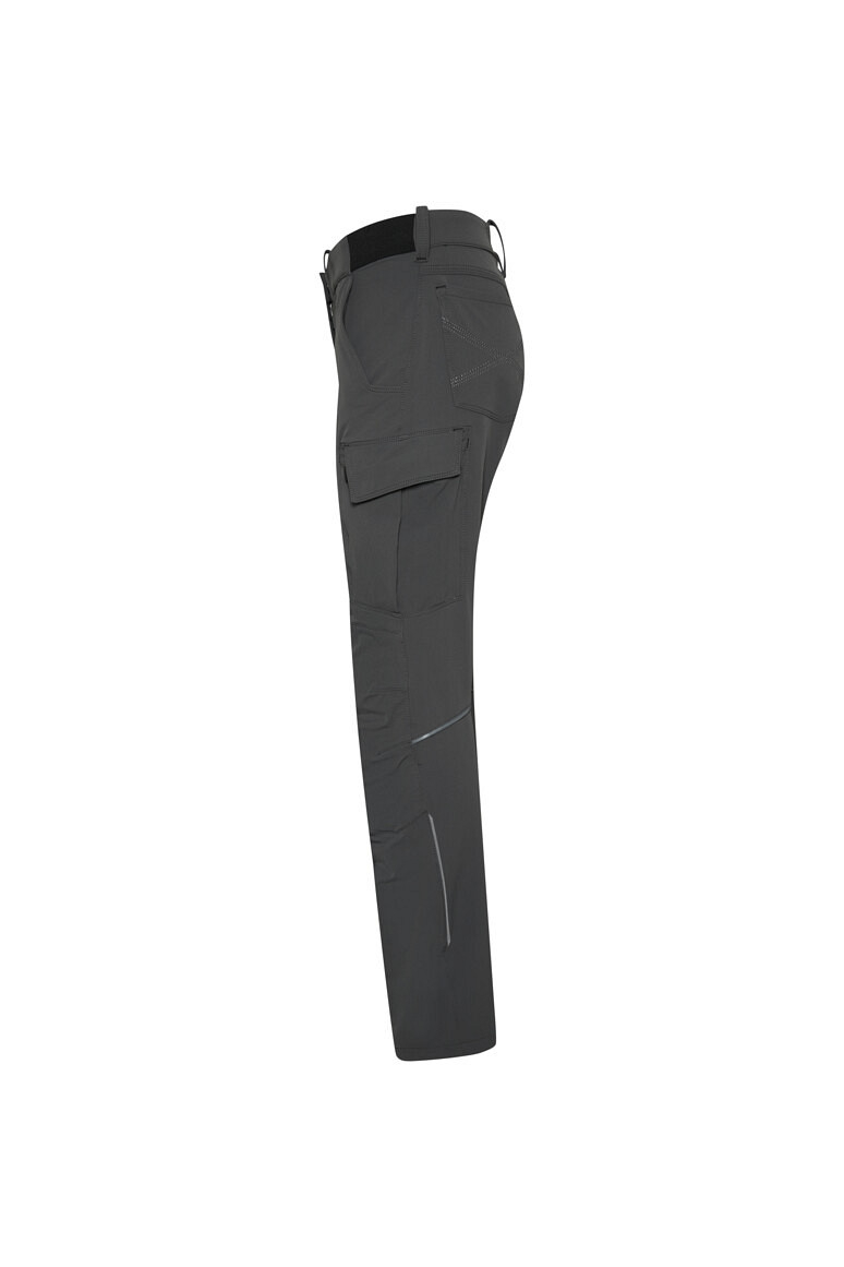 HAKRO 744 Damen Cargo-Funktionshose X-Stretch in karbongrau, Größe 6XL