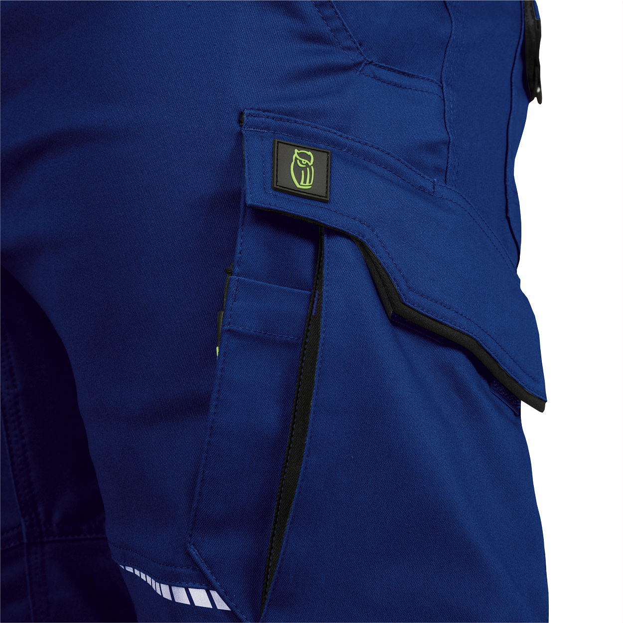 Latzhose FLEXL20 Flex Line in Kornblau/Schwarz, Gr. 70 von Leibwächter