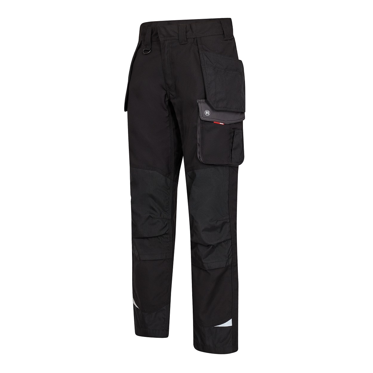 ENGEL Galaxy Arbeitshose mit Holstertaschen in Schwarz/Anthrazit Grau, Größe 106