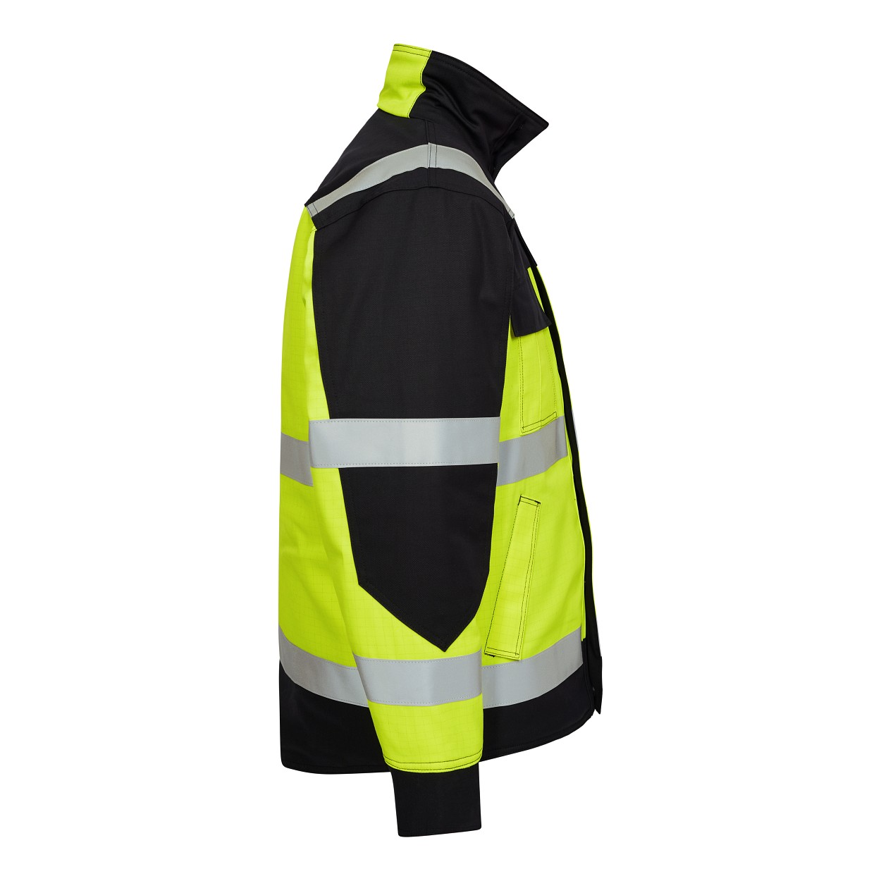 Safety+ EN ISO 20471 Multinorm Winterjacke in Gelb/Schwarz, Größe XS