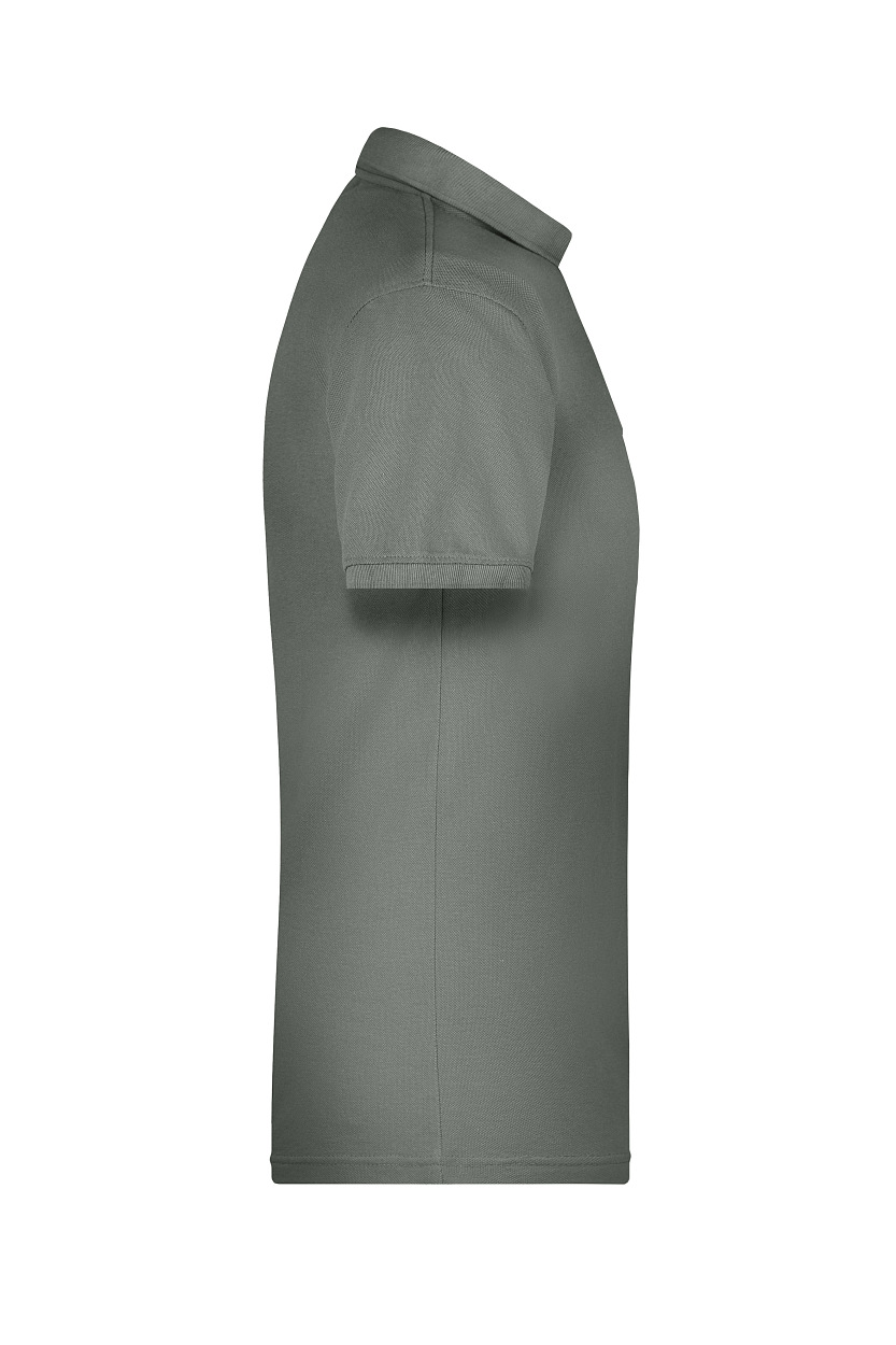 Men's ORGANIC Workwear Polo OCS Blended "JN874" in Dark-Grey, Größe 6XL - Daiber