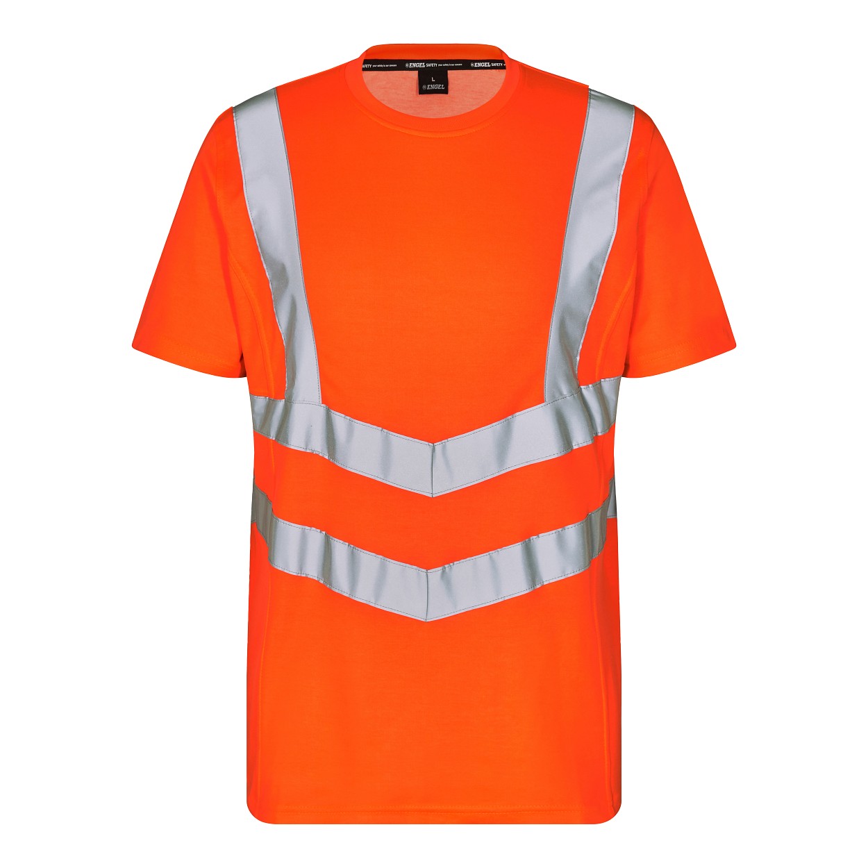 ENGEL Safety T-Shirt in Hi-vis Orange, Größe XS