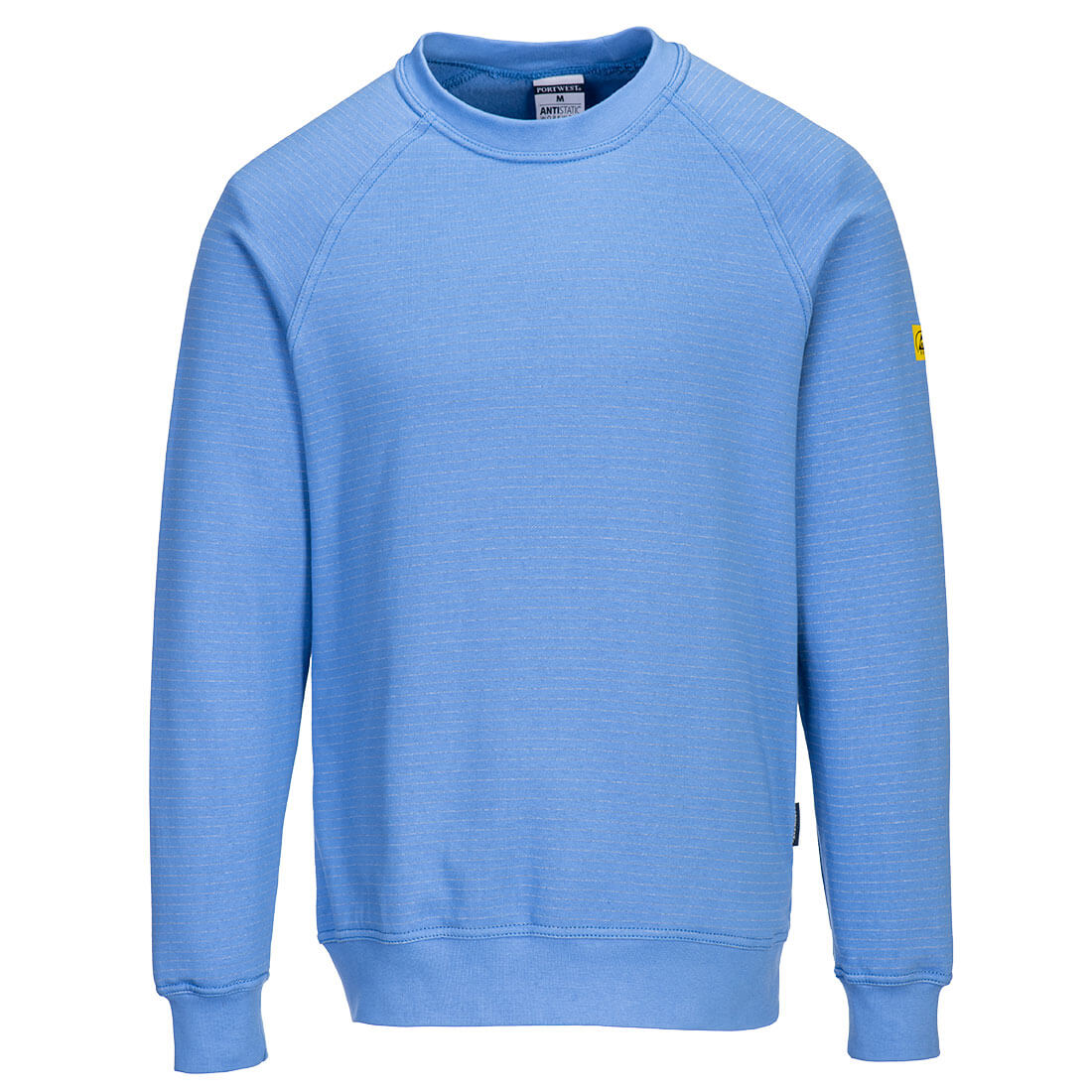 Antistatisches ESD-Sweatshirt AS24 in Schwarzblau, Größe XL von Portwest