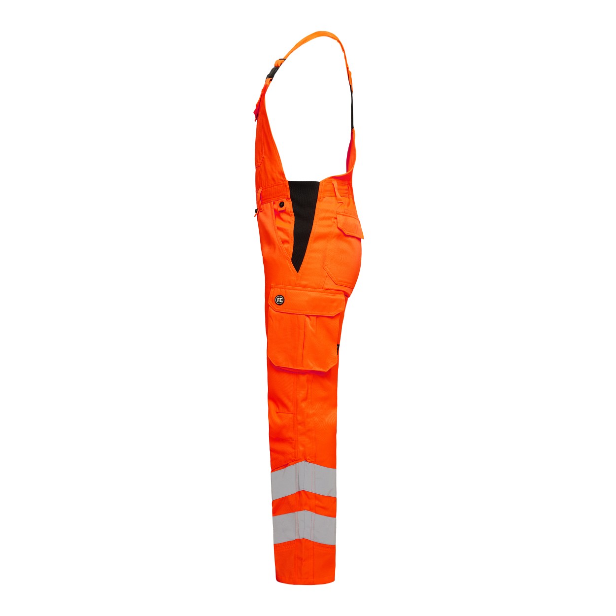 ENGEL Safety Light Damen Latzhose in Hi-vis Orange, Größe 48