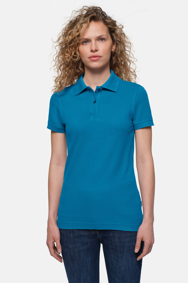 HAKRO 224 Damen Poloshirt Top in Petrol, Größe 3XL HAKRO 224 Damen Poloshirt Top in Petrol, Größe 3XL