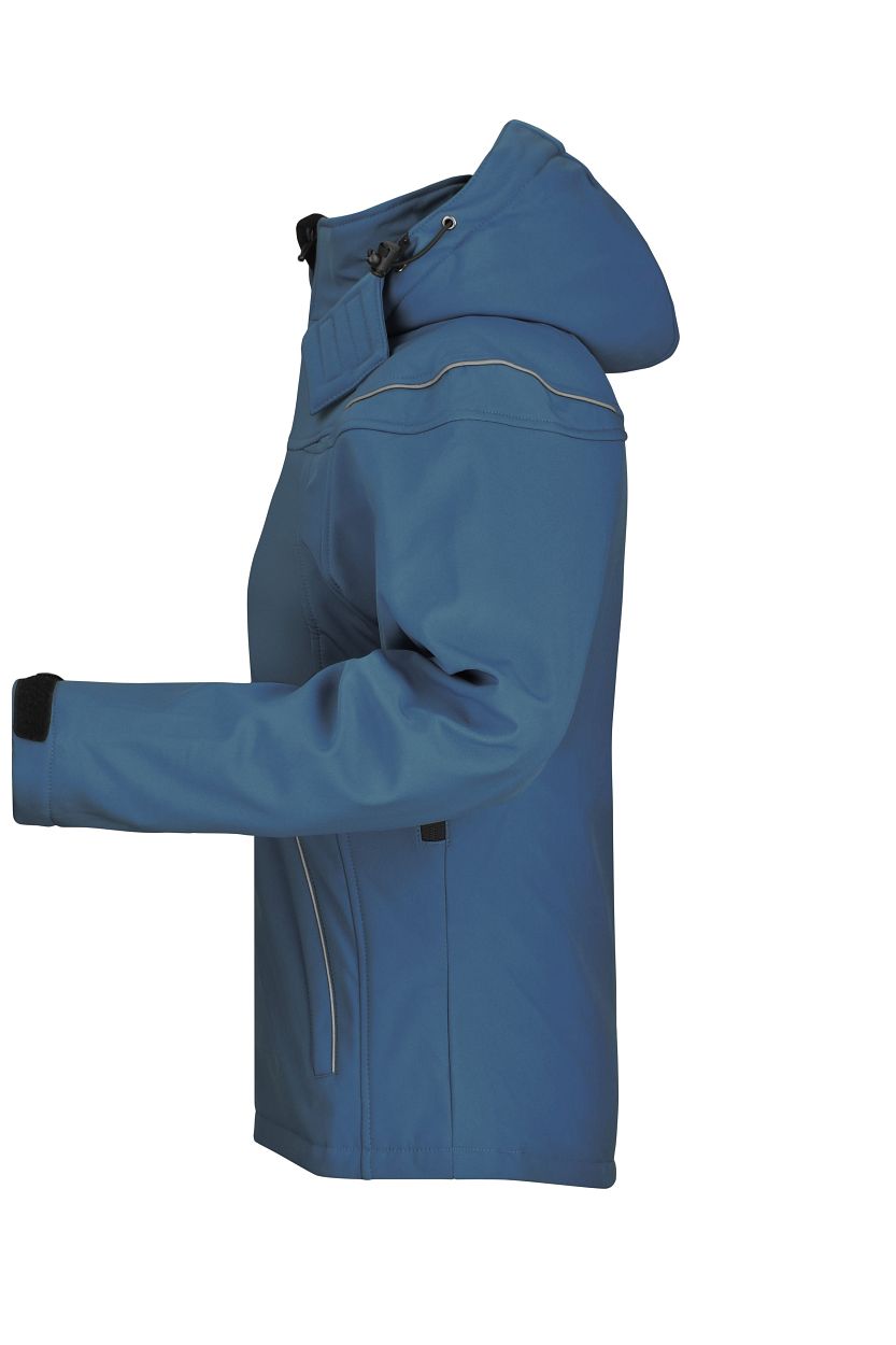 Ladies' Winter Softshell Jacket "JN1001" in Navy, Größe 2XL - Daiber