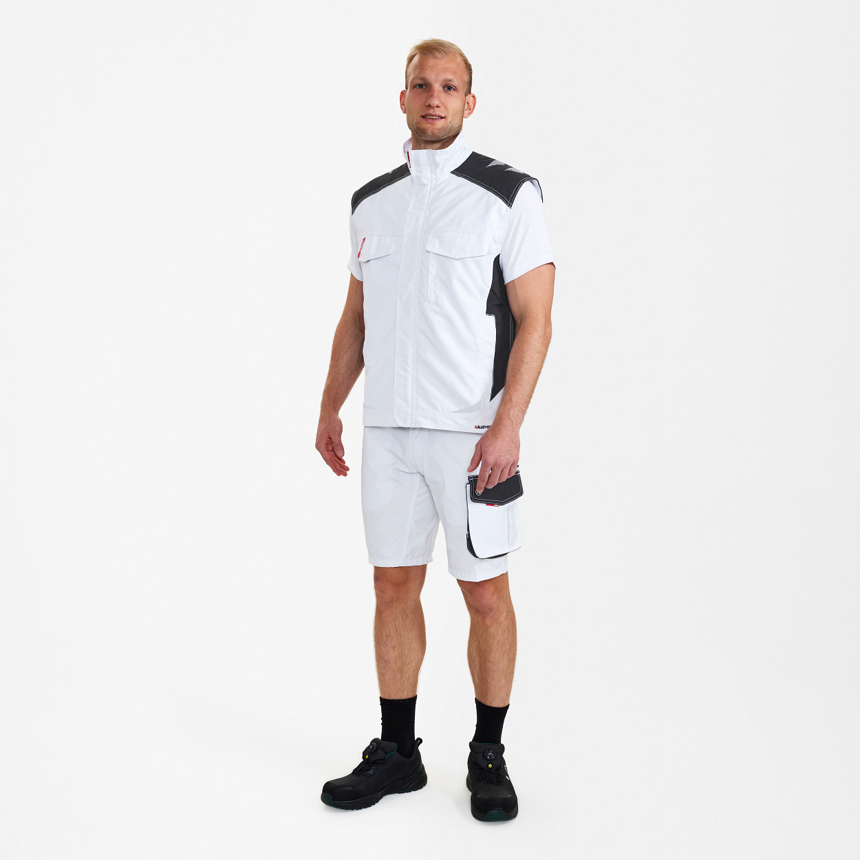 ENGEL Galaxy Serviceweste in Weiss/Anthrazit Grau, Größe XS