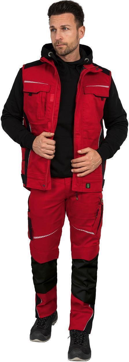 Bundhose Flex Line in Rot-Schwarz, Gr. 98 von Leibwächter