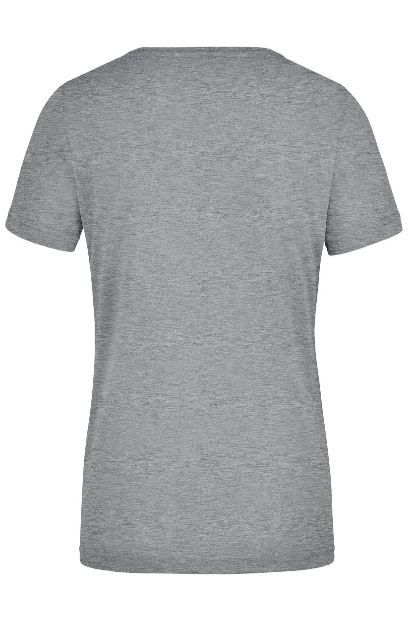 Ladies' Workwear T-Shirt "JN837" in Grey-Heather, Größe 4XL - Daiber