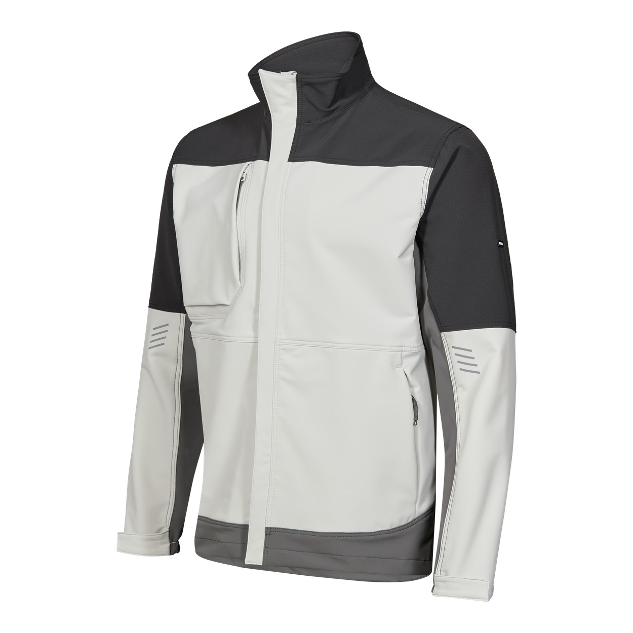 ENGEL Entire Arbeitsjacke mit 4-Wege-Stretch in Bone White / Anthracite Grey, Größe XS