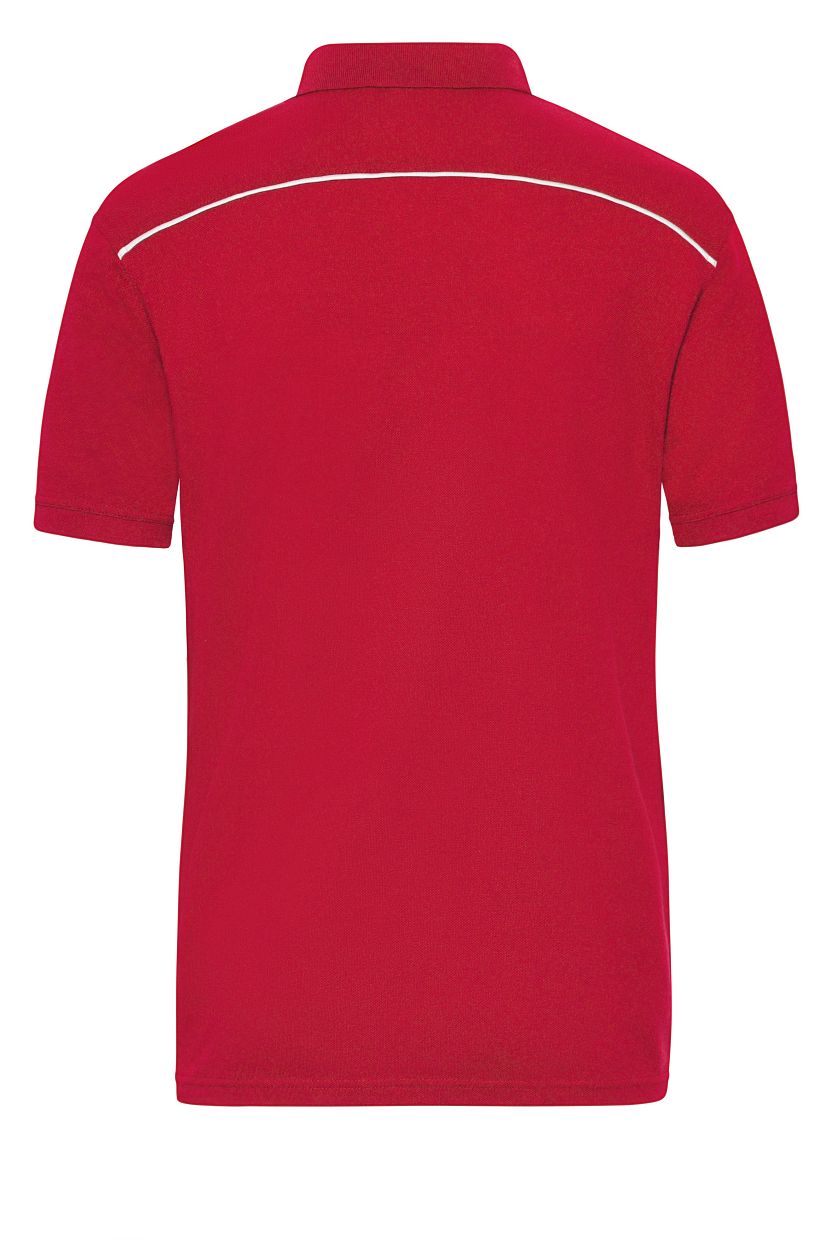 Men's Workwear Polo - SOLID - OCS Blended "JN892" in Red, Größe 6XL - Daiber