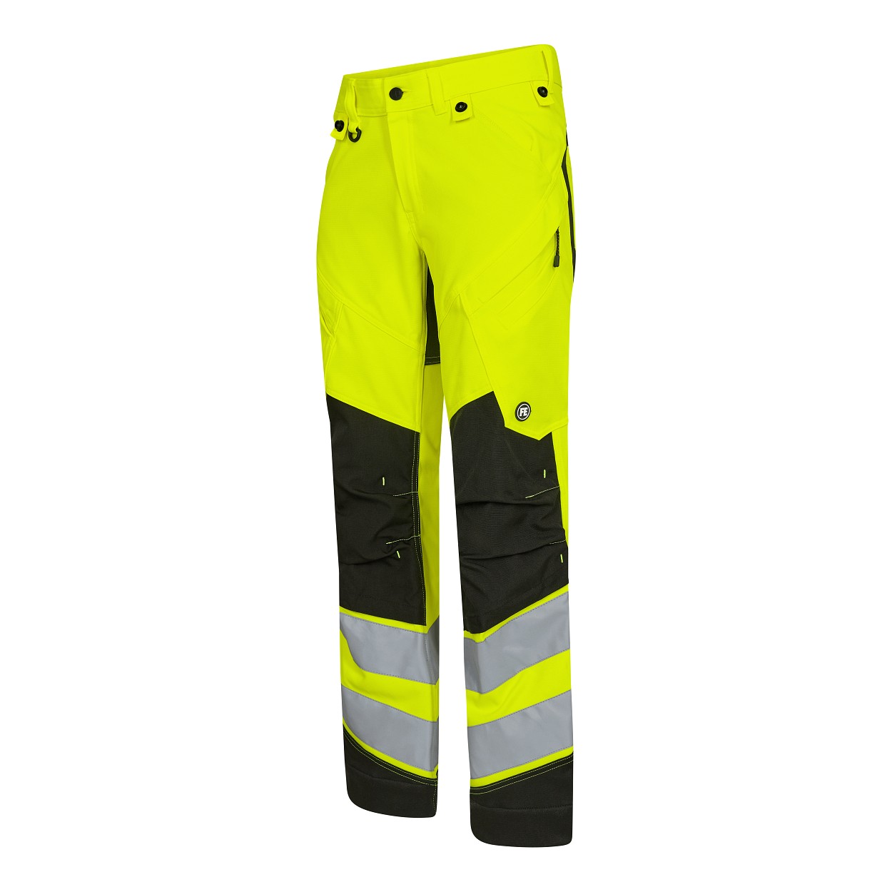 ENGEL Safety Hose in Gelb/Schwarz, Größe 26