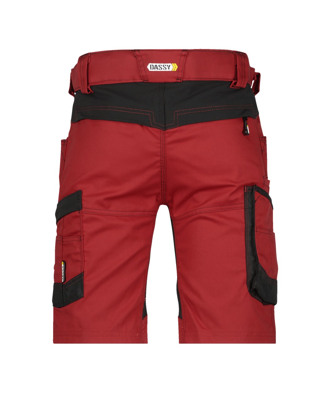 Stretch-Arbeitsshorts "DASSY® Axis" in ROT/SCHWARZ, Größe 67 PESCO41