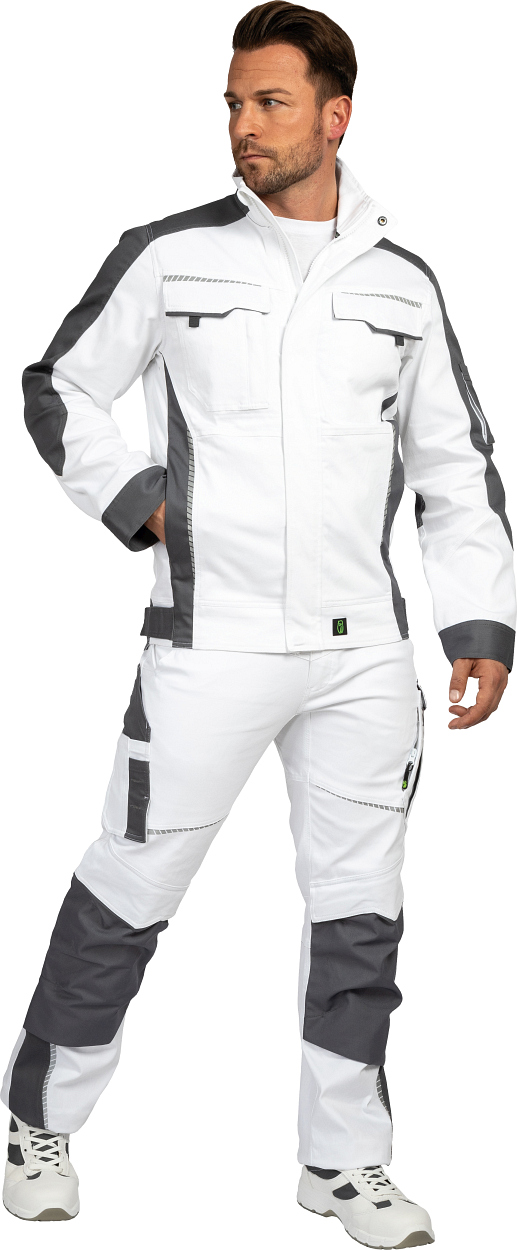 Bundjacke Flex Line Weiß/Grau FLEXJ, Gr. 2XL von Leibwächter