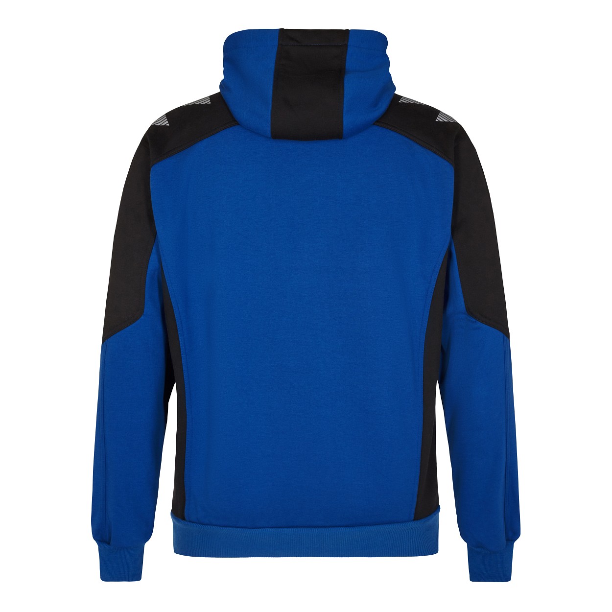 ENGEL Galaxy Sweatcardigan mit Kapuze in Surfer Blue/Schwarz, Größe XS