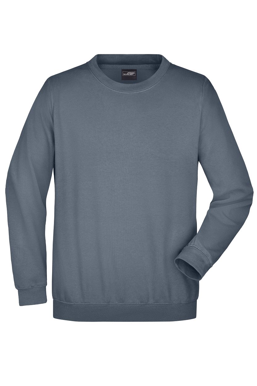 Round-Sweat Heavy "JN040" in Carbon, Größe 5XL - Daiber