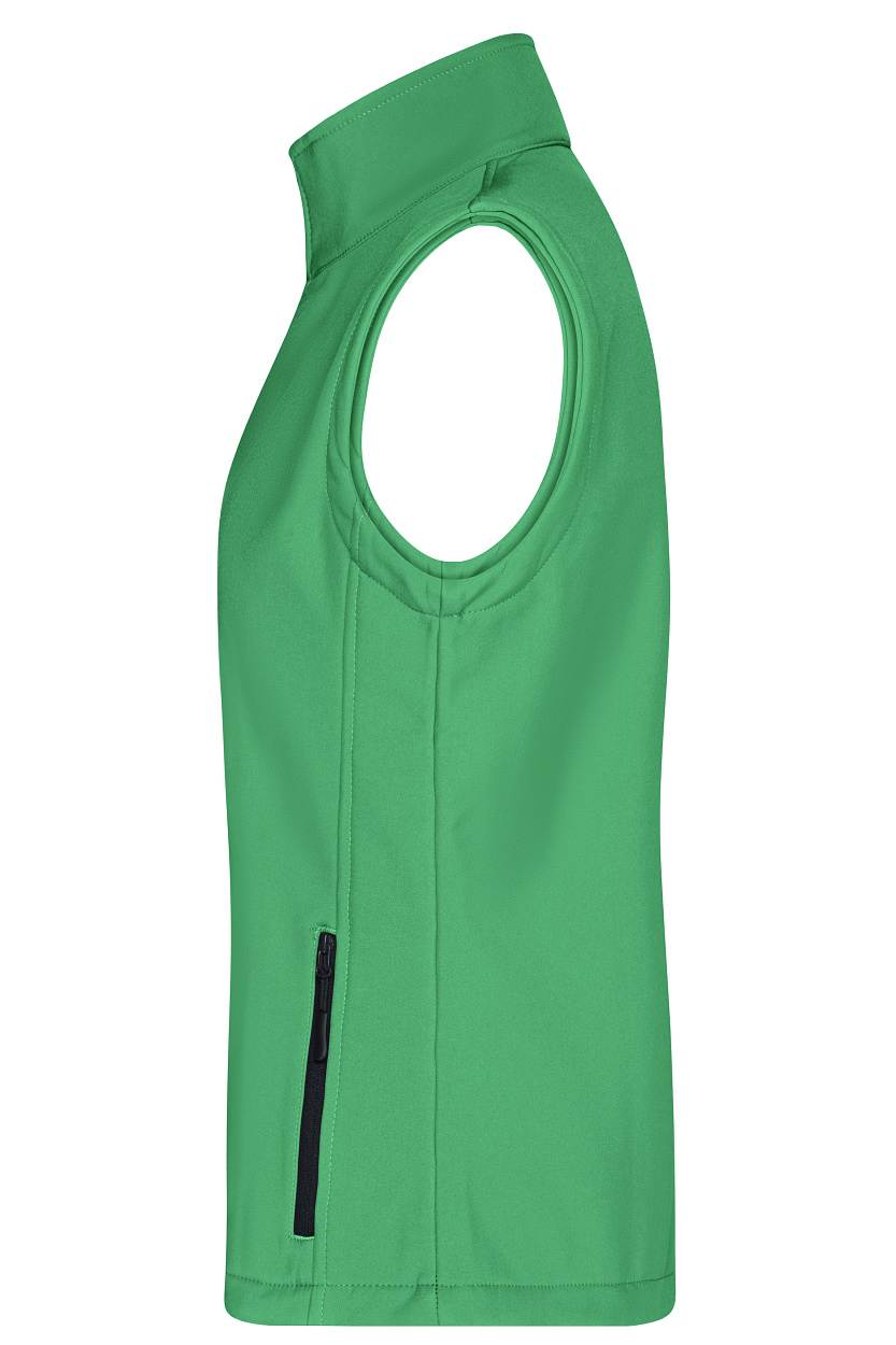 Men's Promo Softshell Vest "JN1128" in Green/Navy, Größe 3XL - Daiber