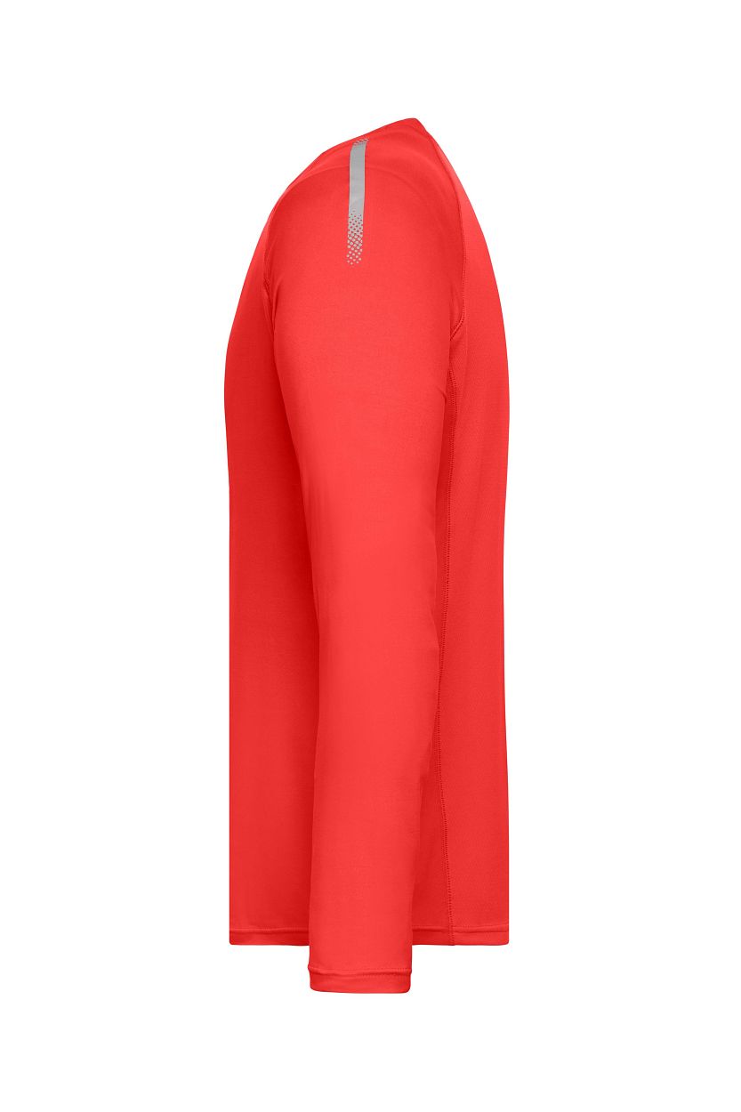 Men's Sports Shirt Long-Sleeved GRS "JN522" in Bright-Red, Größe 3XL - Daiber