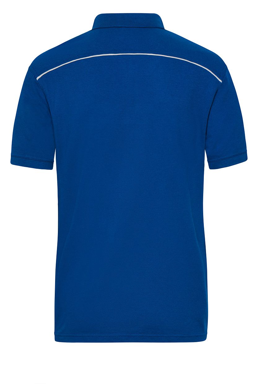 Men's Workwear Polo - SOLID - OCS Blended "JN892" in Dark-Royal, Größe 6XL - Daiber