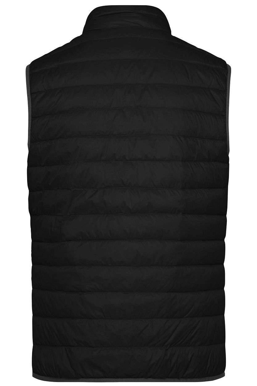 Men's Down Vest "JN1138" in Black/Silver, Größe 3XL - Daiber