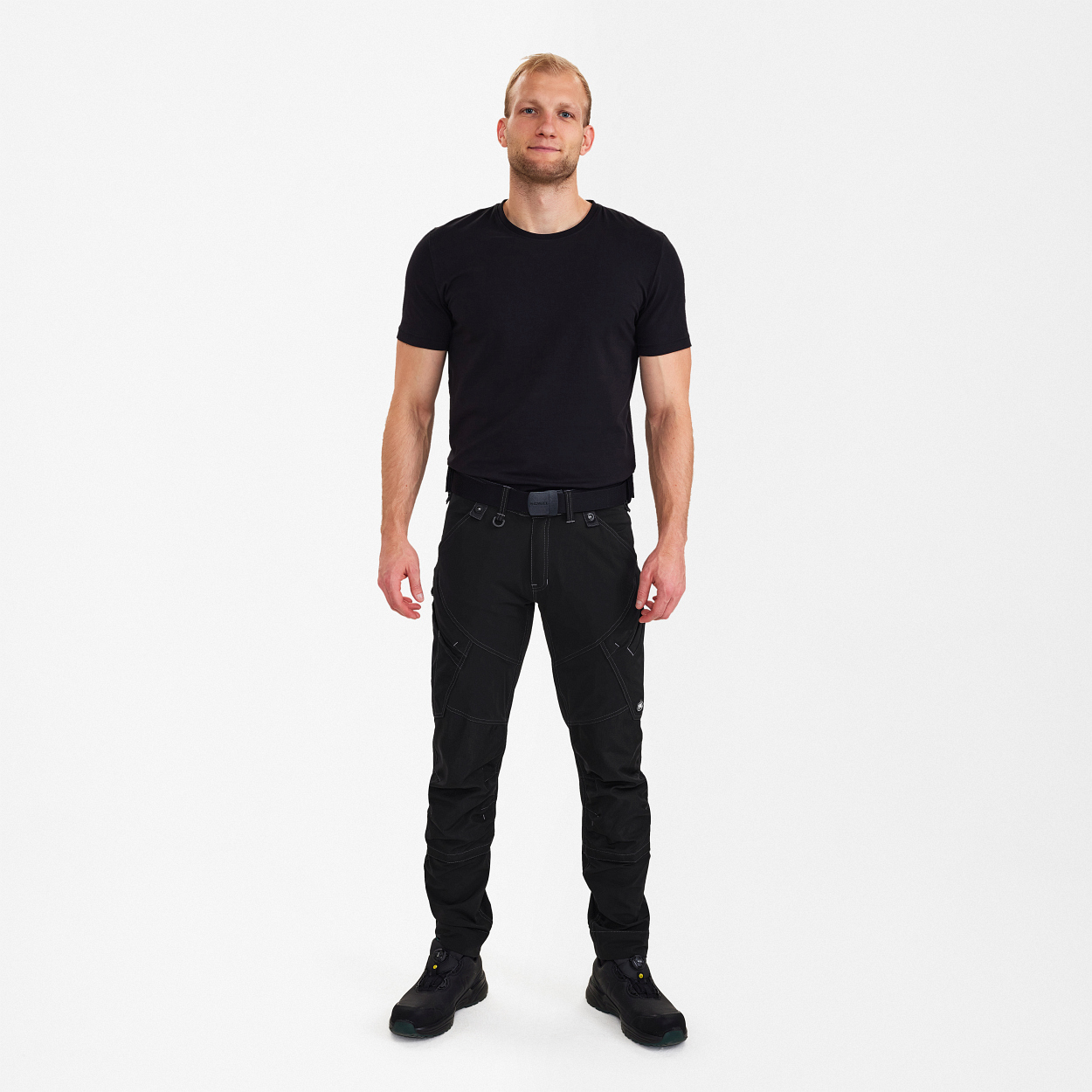 ENGEL Gürtel in Schwarz, Größe 130