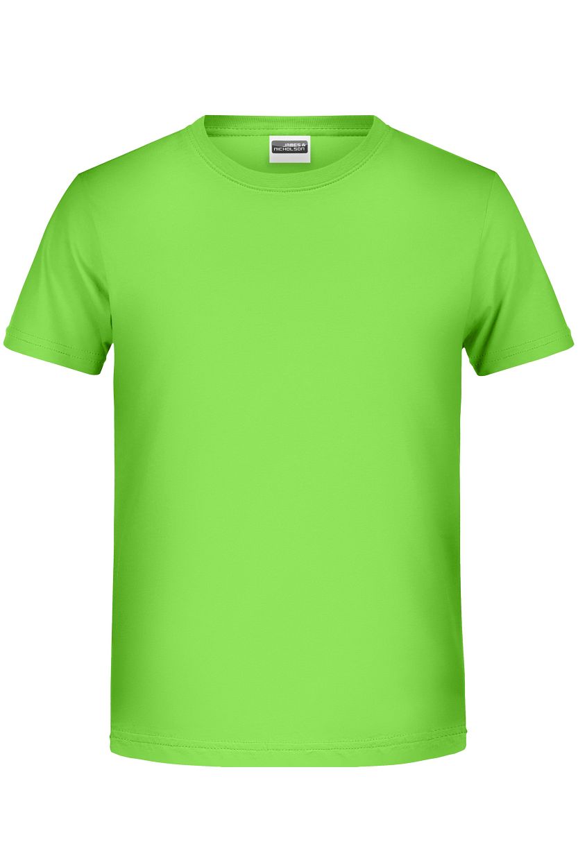 Boys' Basic-T OCS Standard "8008B" in Lime-Green, Größe 2XL - Daiber