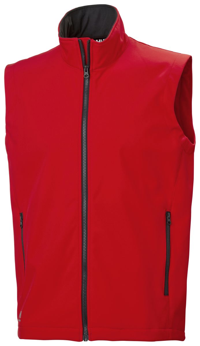 Zip-In Softshell-Weste Manchester in Grey Fog, Größe 5XL von Helly Hansen Workwear