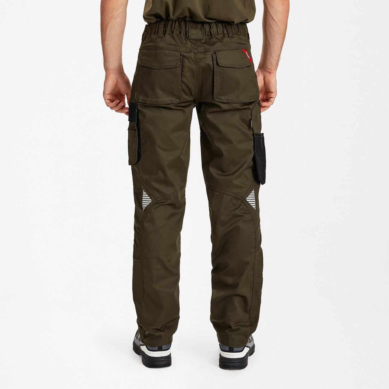 ENGEL Galaxy Arbeitshose mit Stretch in Forest Green/Schwarz, Größe 106