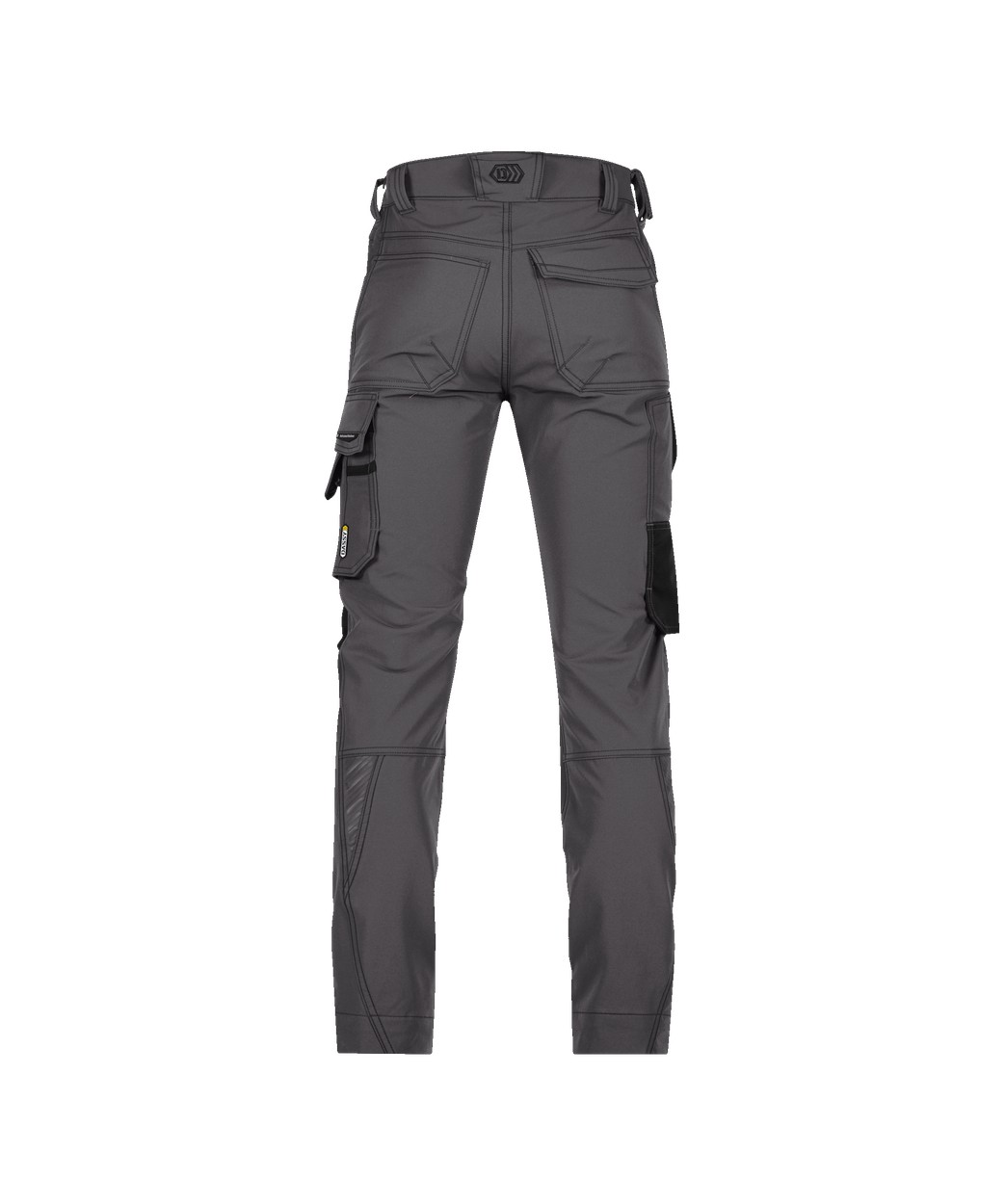 Stretch-Arbeitshose mit Kniepolstertaschen "DASSY® Impax" in ANTHRAZITGRAU/SCHWARZ, Größe 58 - langer Schritt PACOSPA30