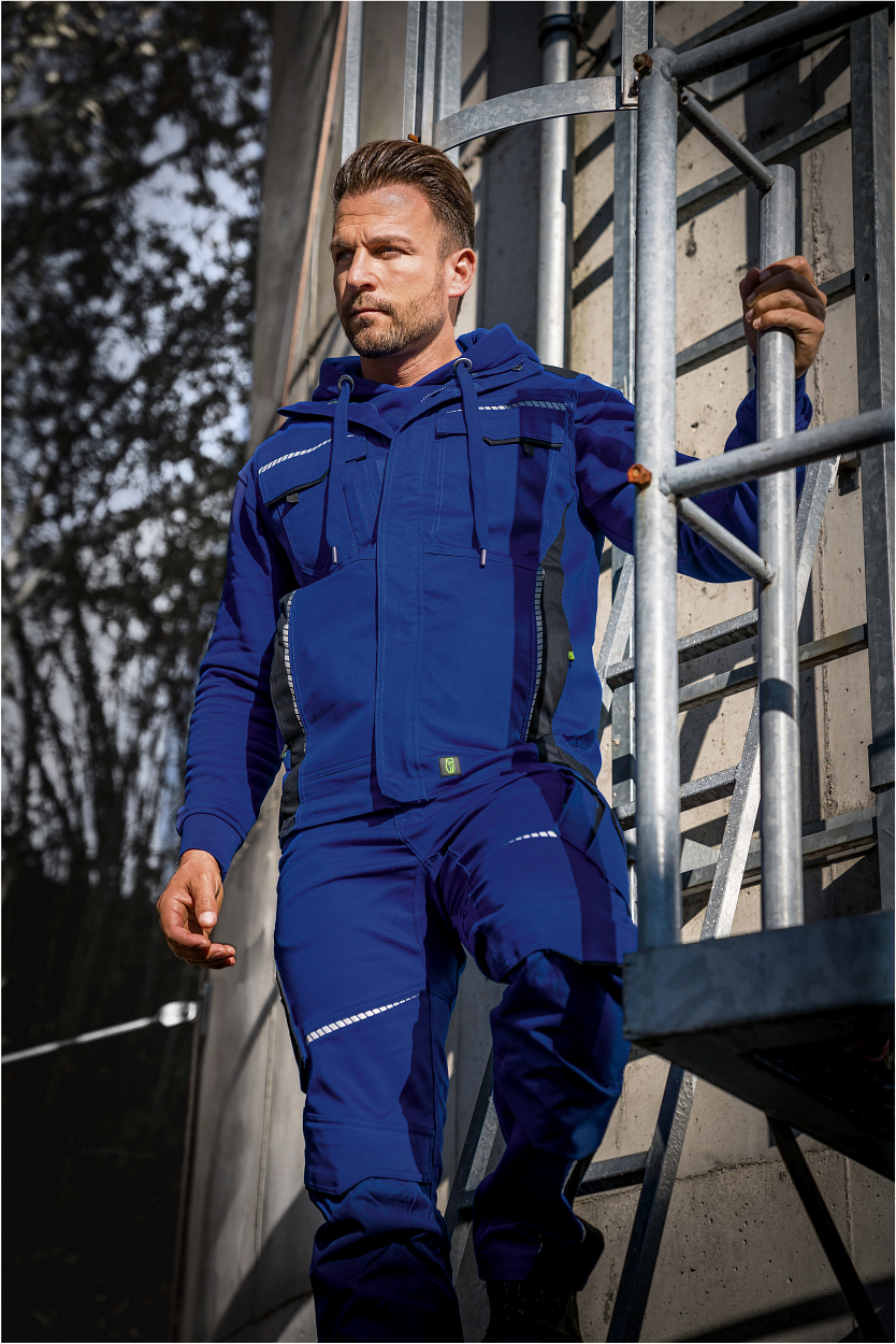 Weste Flex Line Kornblau/Schwarz FLEXV, Gr. 2XL von Leibwächter