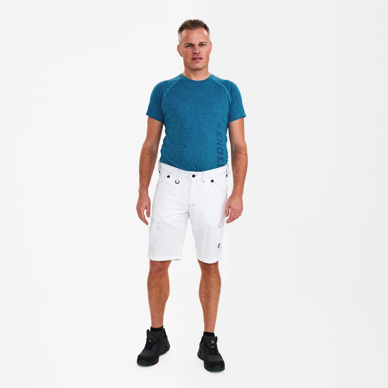 ENGEL X-treme Arbeitsshorts mit 4-Wege-Stretch in Weiss, Größe 54