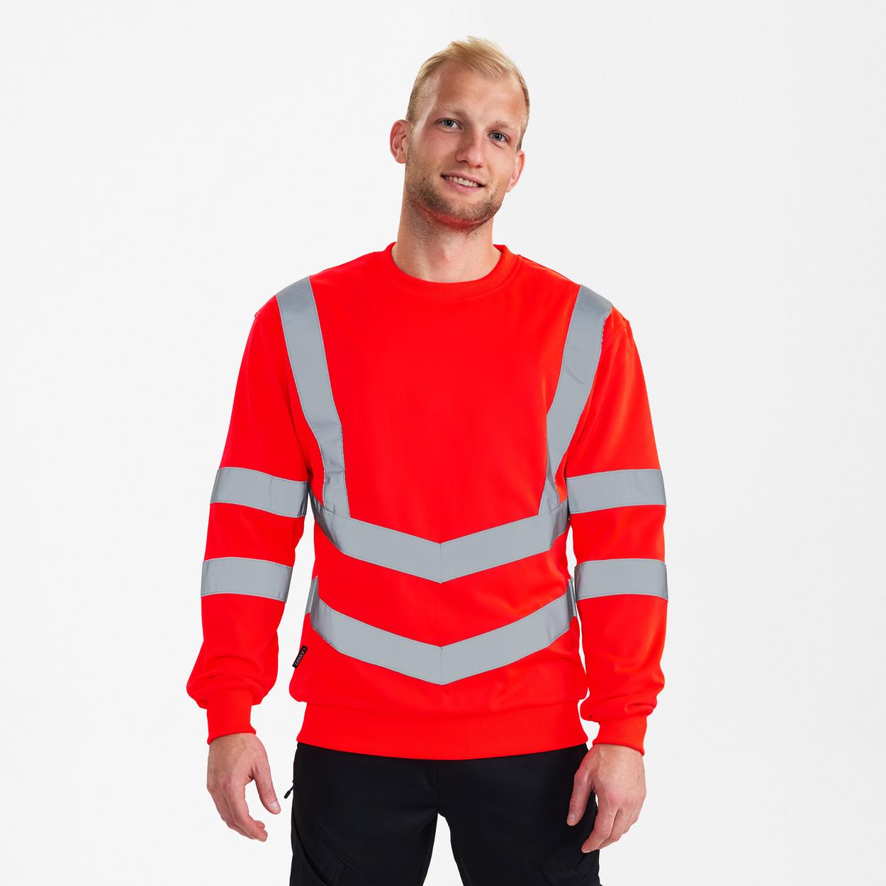 ENGEL Safety Sweatshirt in Rot, Größe XS