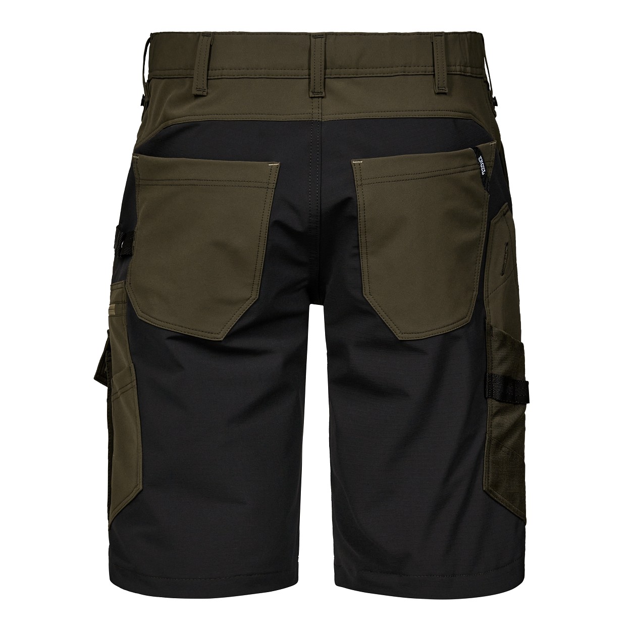 ENGEL Entire Shorts mit 4-Wege-Stretch in Forest Green/Schwarz, Größe 54