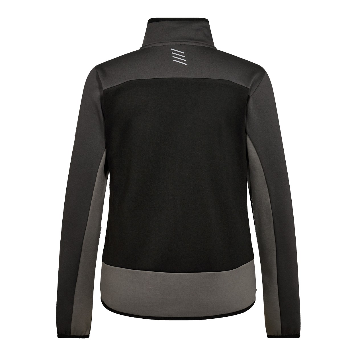 ENGEL Entire Damen Midlayer-Cardigan in Schwarz/Anthrazit Grau, Größe XS