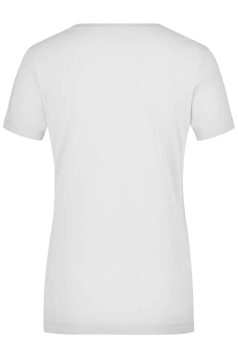 Ladies' Stretch Round-T "JN926" in White, Größe 2XL - Daiber