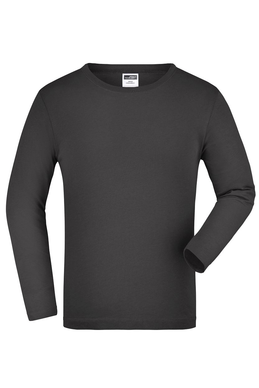 Junior Shirt Long-Sleeved Medium "JN913K" in Graphite, Größe 2XL - Daiber