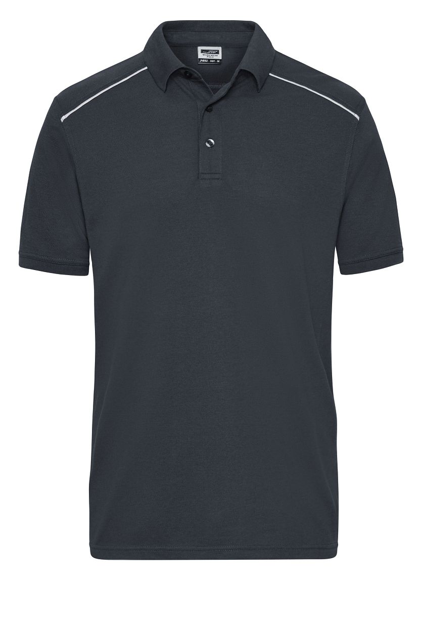 Men's Workwear Polo - SOLID - OCS Blended "JN892" in Carbon, Größe 6XL - Daiber