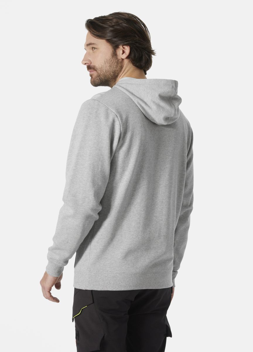 Hoodie Classic in Grey Melange, Gr. 5XL von Helly Hansen Workwear