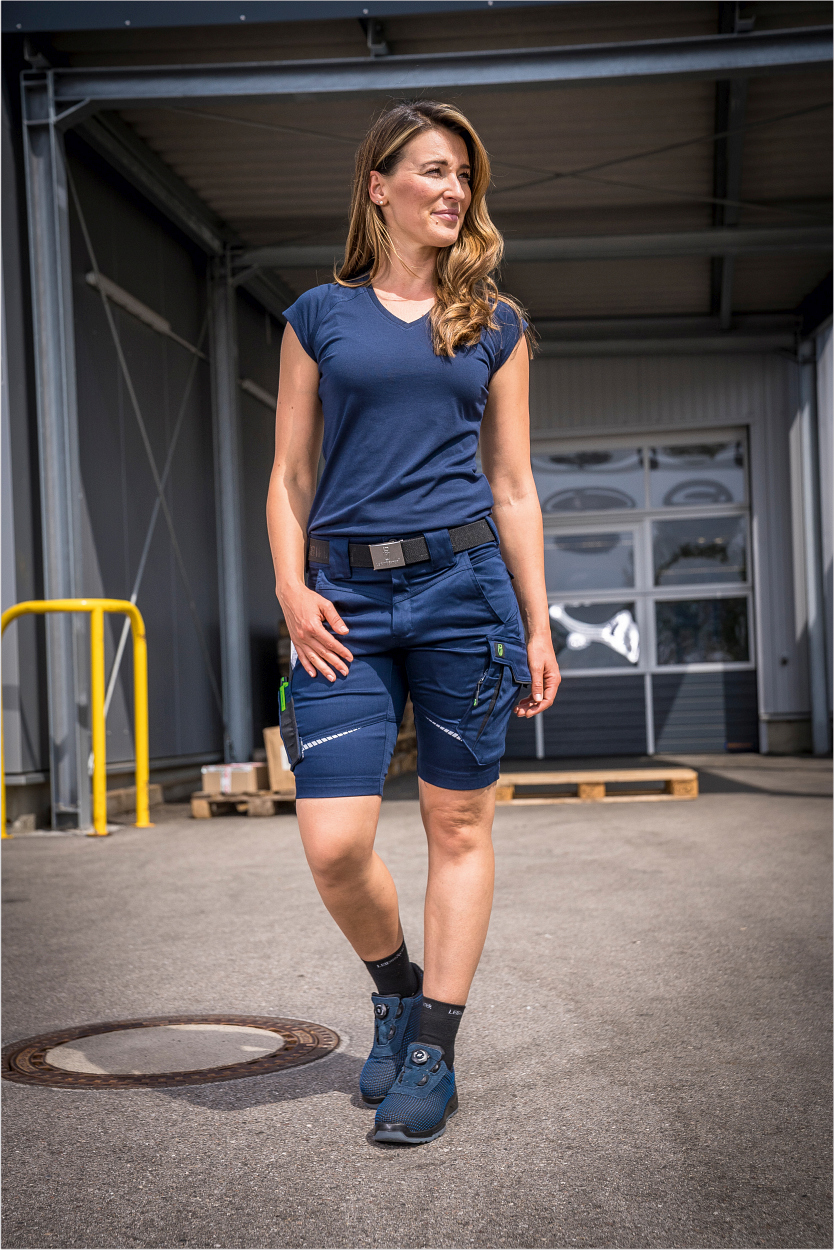 Damen Shorts Flex Line Marine/Schwarz FLXDK, Gr. 52 von Leibwächter