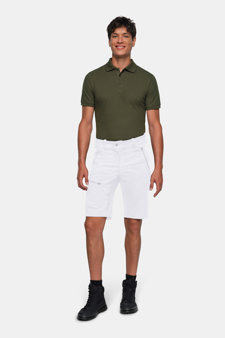 HAKRO 713 PERFORMANCESHORTS X-STRETCH in Weiß, Größe 3XL