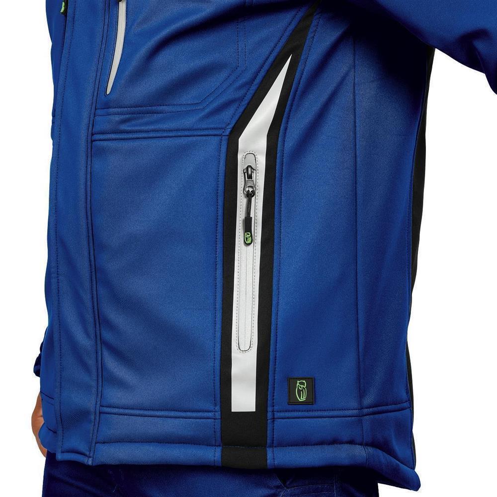 Winter-Softshelljacke Flex Line Kornblau/Schwarz FLEXI, Gr. 2XL von Leibwächter