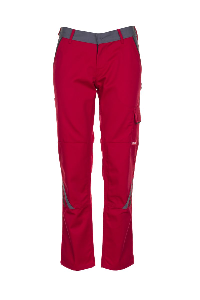 Damen Bundhose Highline in Rot / Schiefer / Schwarz, Gr. 34 von PLANAM