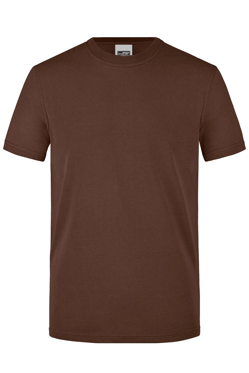 Men's Workwear T-Shirt "JN838" in Brown, Größe 6XL - Daiber
