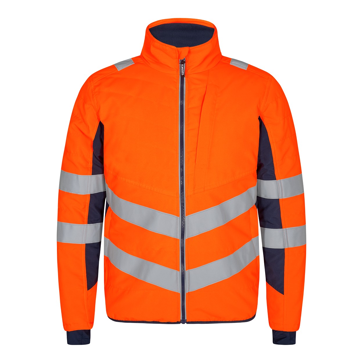 ENGEL Safety Stepp-Jacke in Orange/Blue ink, Größe XS