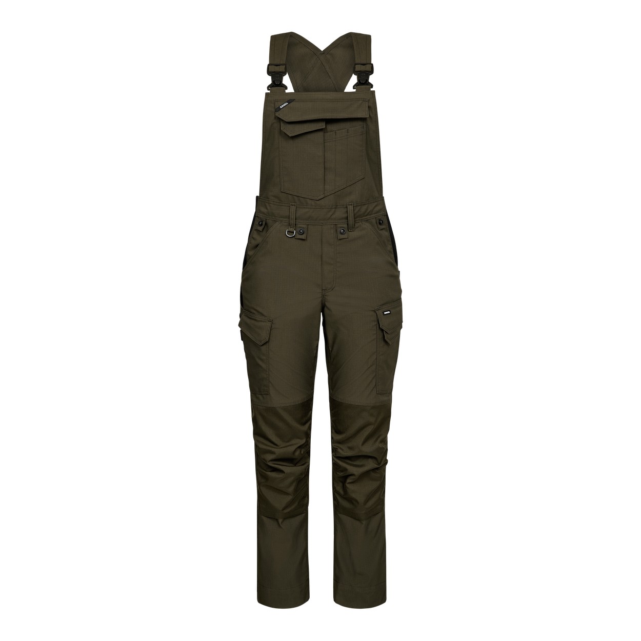 ENGEL Entire Damen Latzhose mit 2-Wege-Stretch in Forest Green, Größe 48