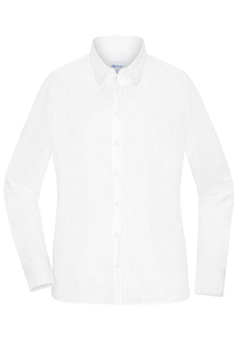 Ladies' Shirt - MODERN FIT - "JN1373" in White, Größe 2XL - Daiber